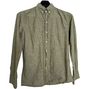 Gustin Casual Olive Button Down Shirt